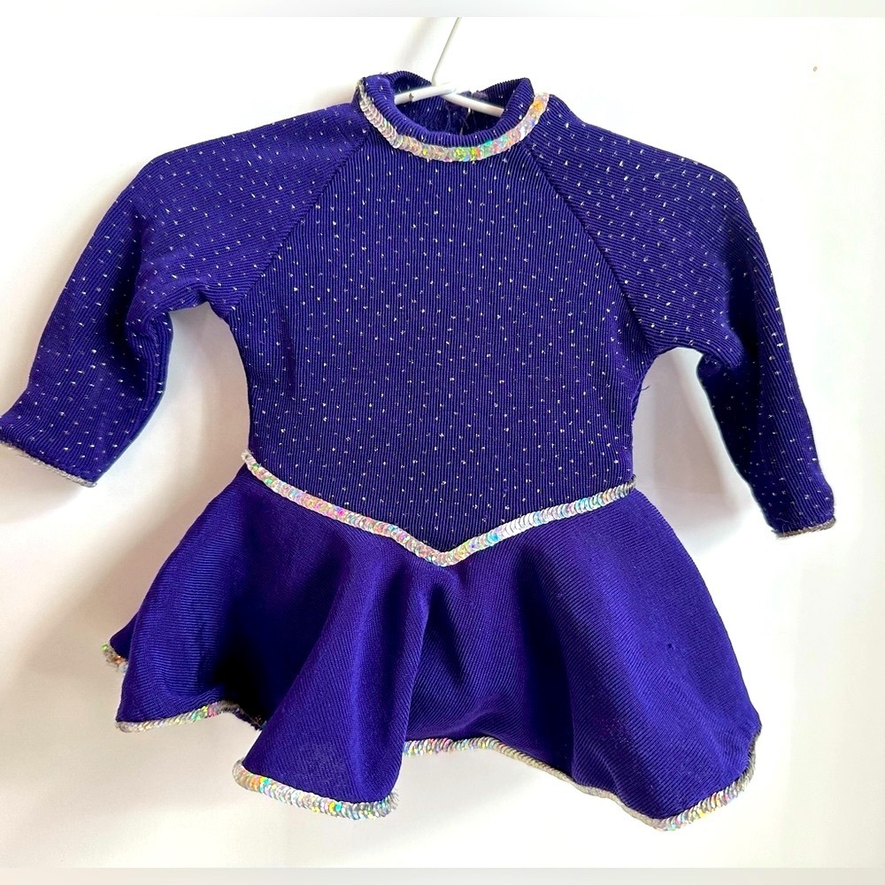 VTG 1996 Original American Girl Pleasant Company Purple Skating Dress‎ ONLY